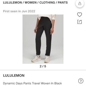 Lululemon Dynamic Days Pant